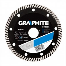 Graphite gyémánt vágókorong 125mm turbo vékony 